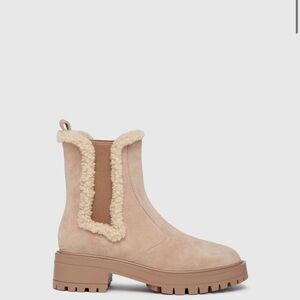 Paige Bowie Boot Light Tan Suede